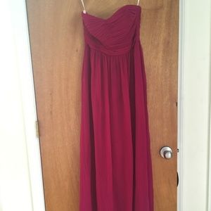 Donna Morgan Strapless Gown